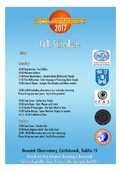 Solarfest 2017 Programme