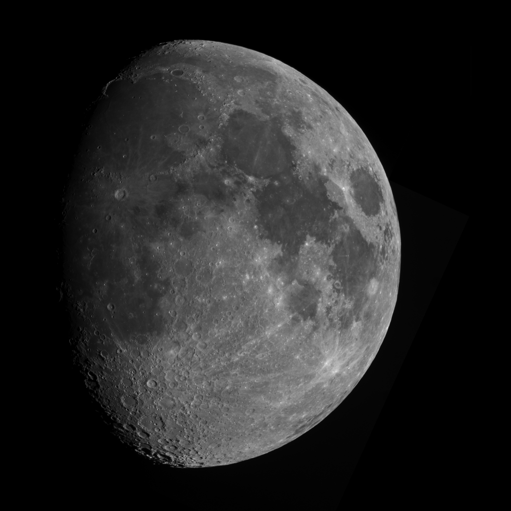 Waxing gibbous Moon (credit: Michael O'Connell)