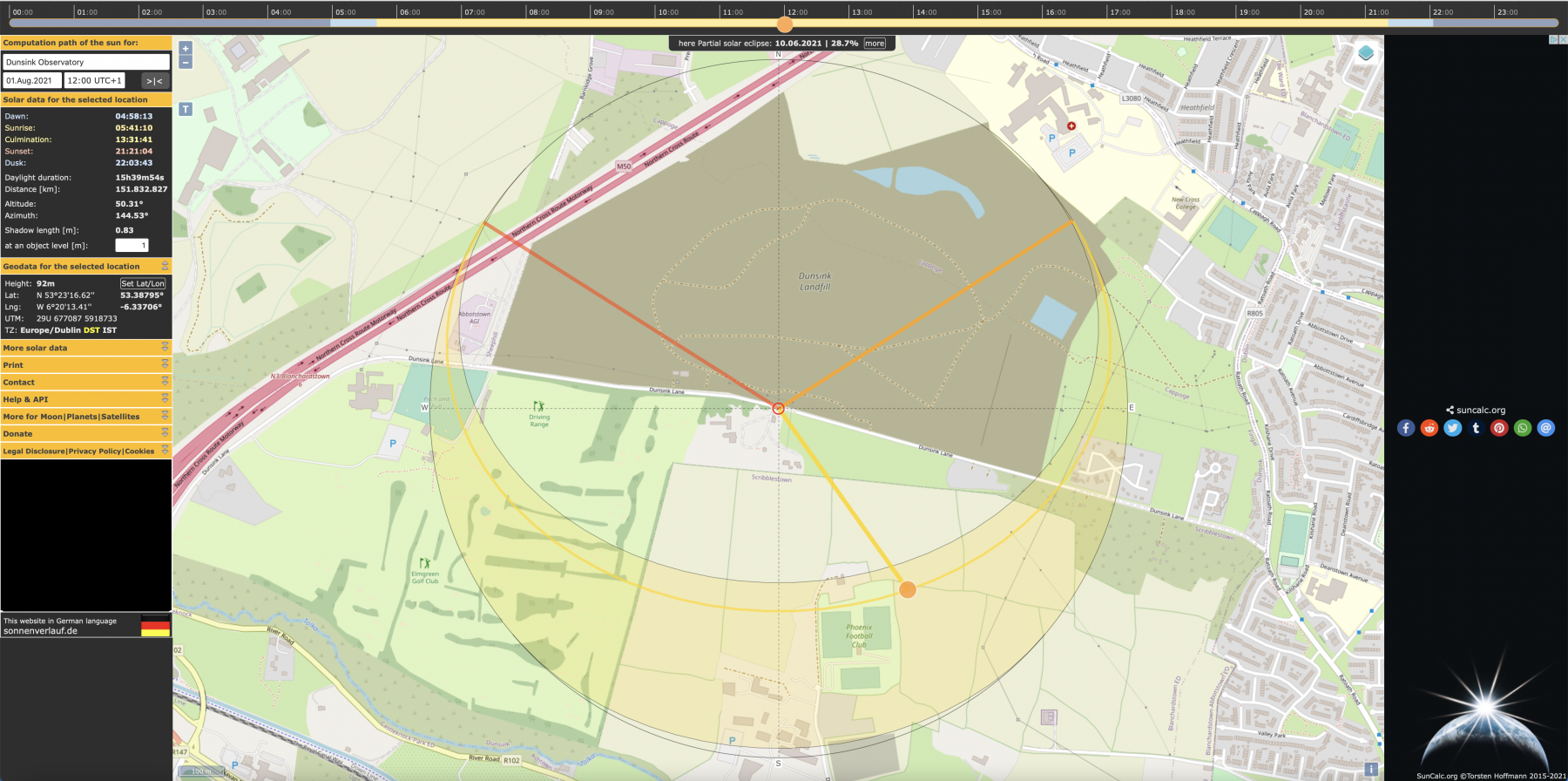 Calculating Sunrise, Sunset and Lighting Up Times DIAS Dunsink Observatory